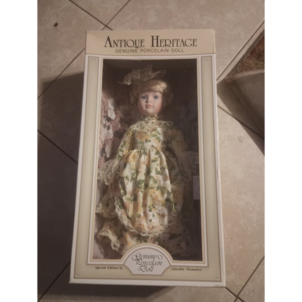 Antique heritage Special Edition porcelain doll Genuine Porcelain Blonde